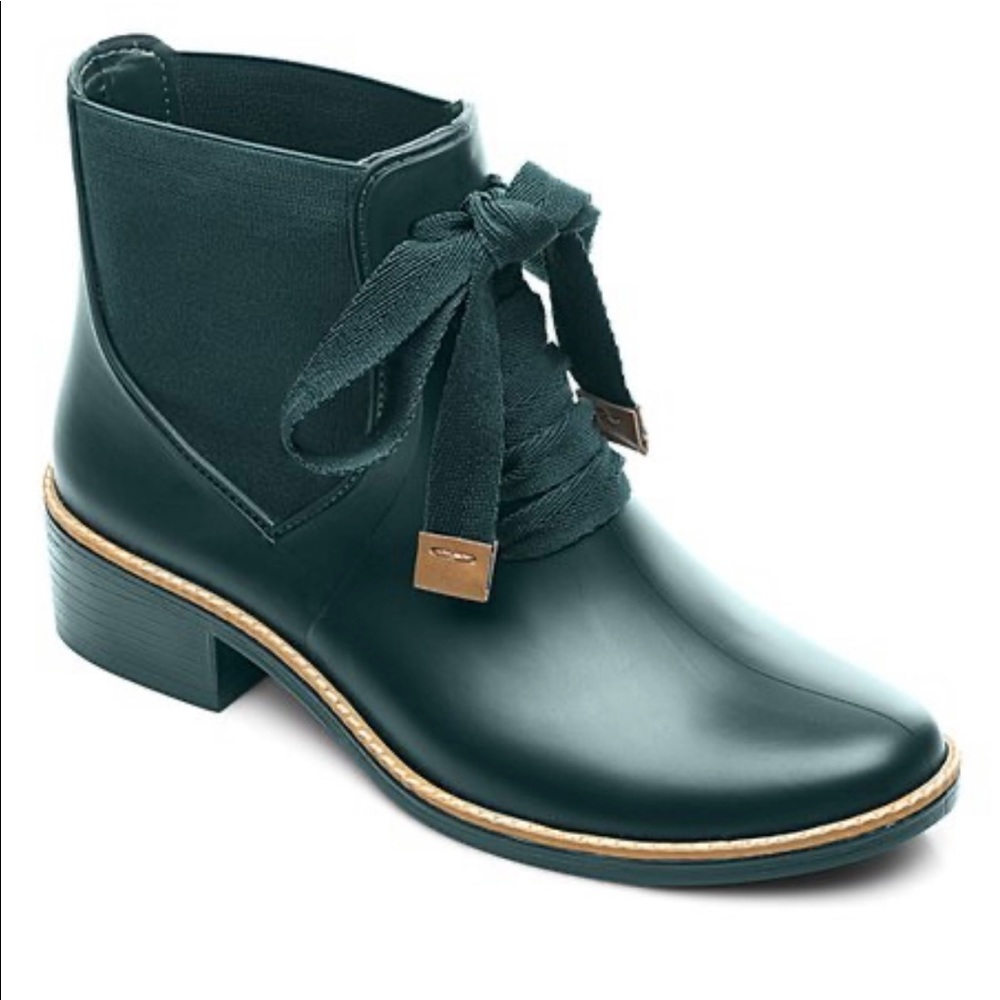 Green Bernardo Lacey Rain Booties